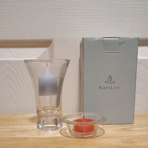 PartyLite Clarity 5" (13cm) Taper/Tealight Holder
